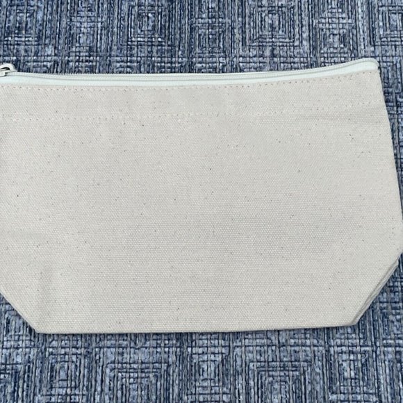 Dogeared Make Up Bag SOCIETY Zip Up Bag Cotton Donut New - Picture 5 of 10